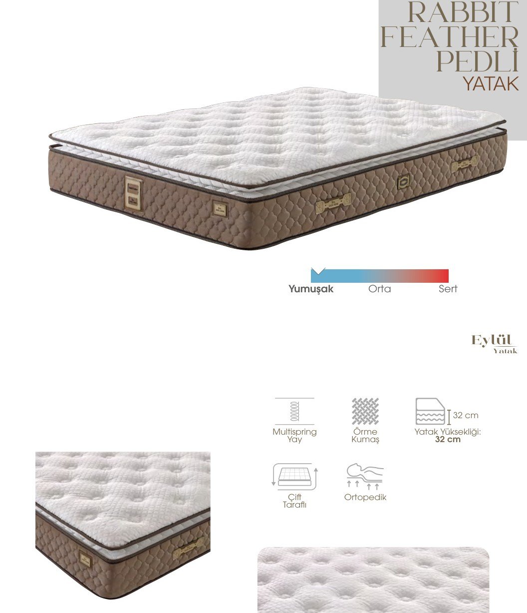 Rabbit Feather Pedli Yatak
