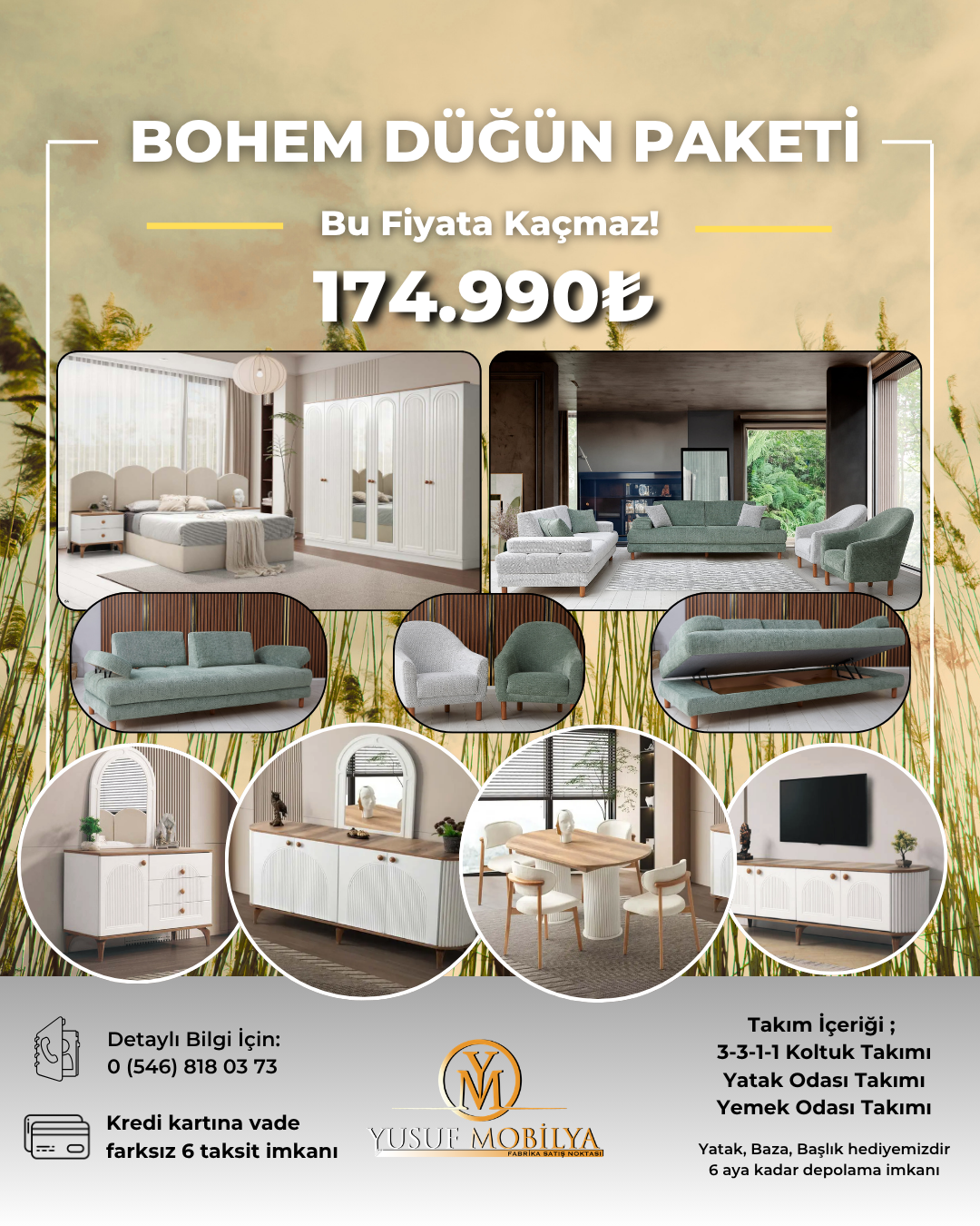 Bohem Düğün Paketi