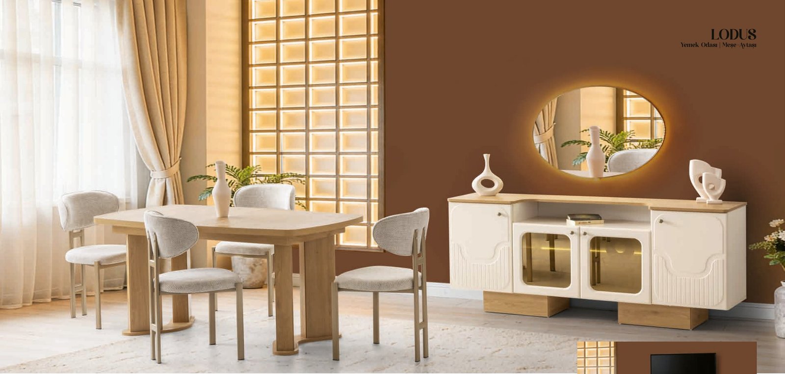 Lodus Yemek Odası Takımı